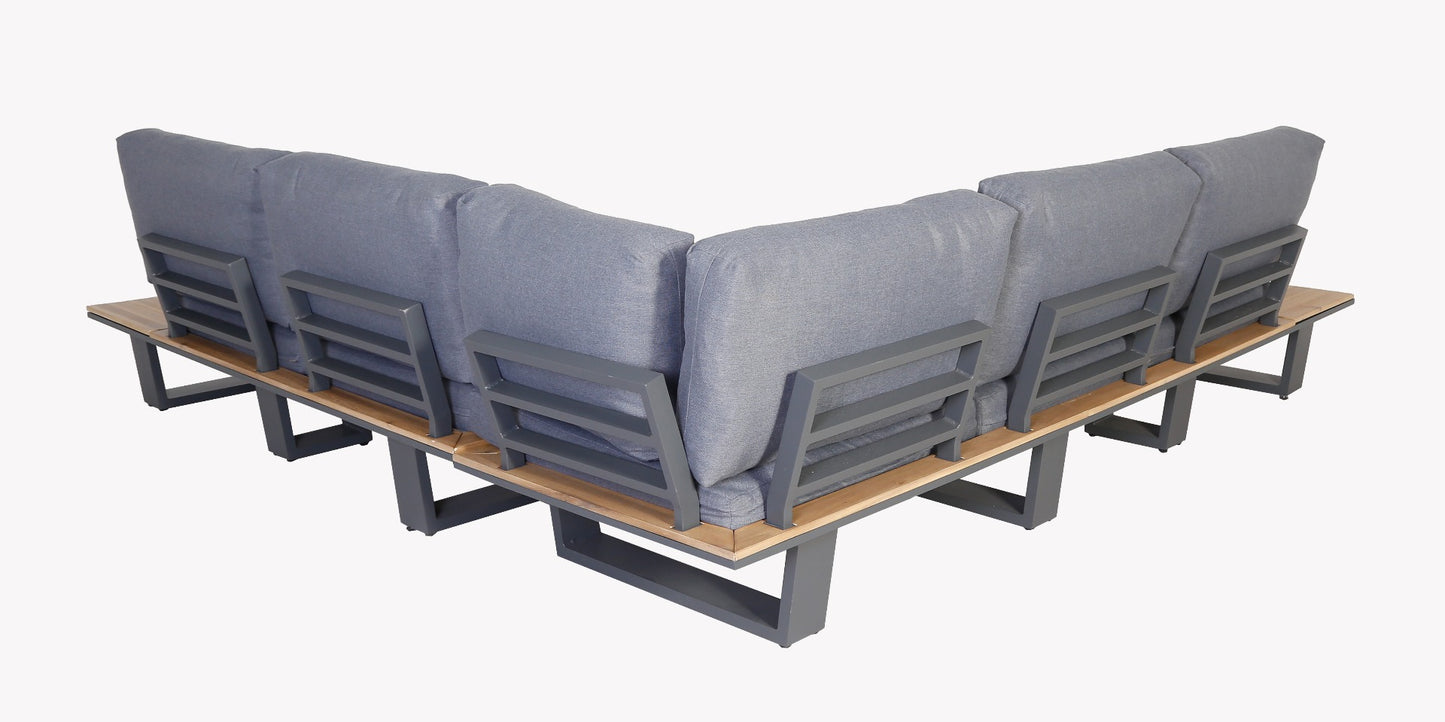 Lota Lounge Hoekset - 3 stuks - Antraciet
