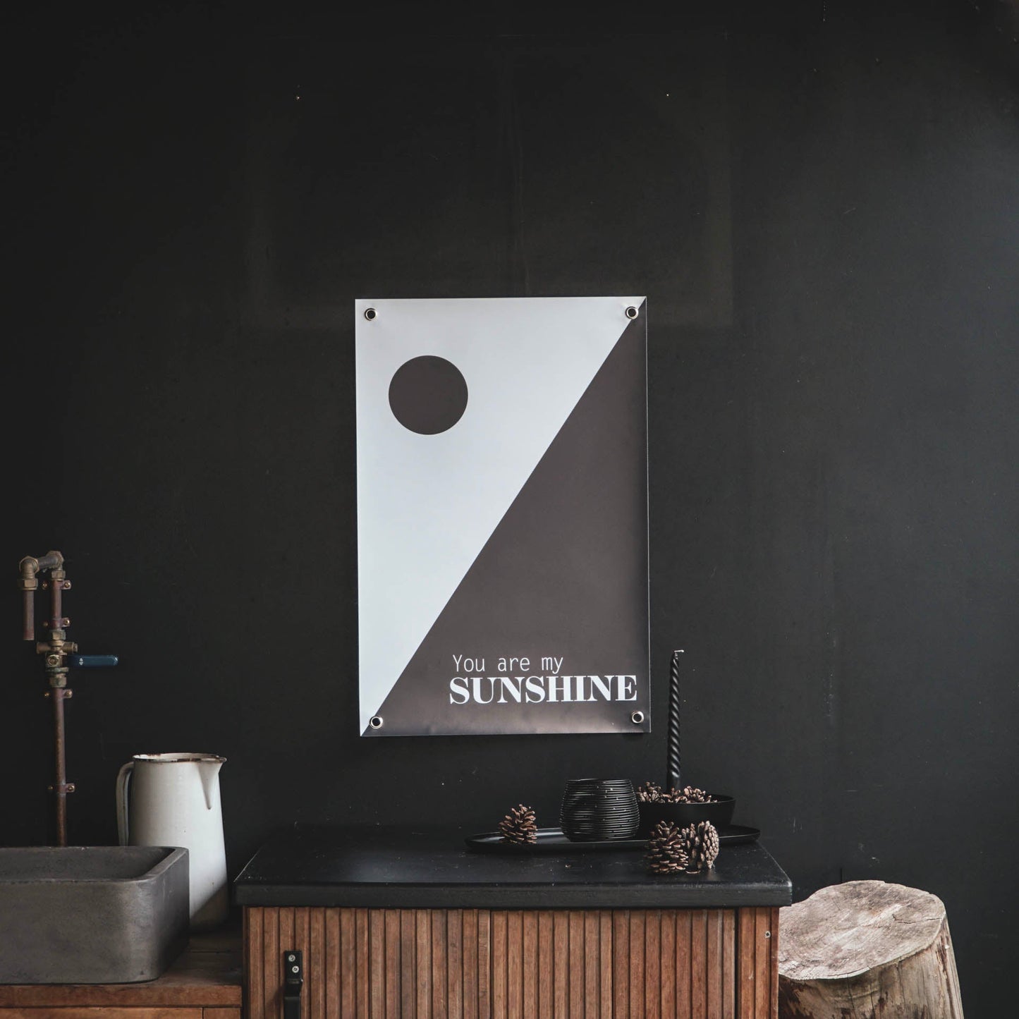 HV Tuinposter - Jij bent mijn zonneschijn - 40 x 60 cm