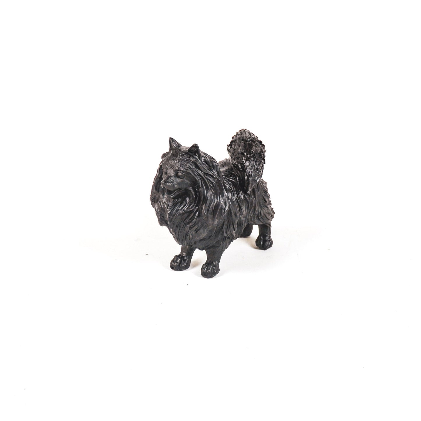 Ornament - Dwergkees - Polyresin - Zwart - 10,5x5x9cm