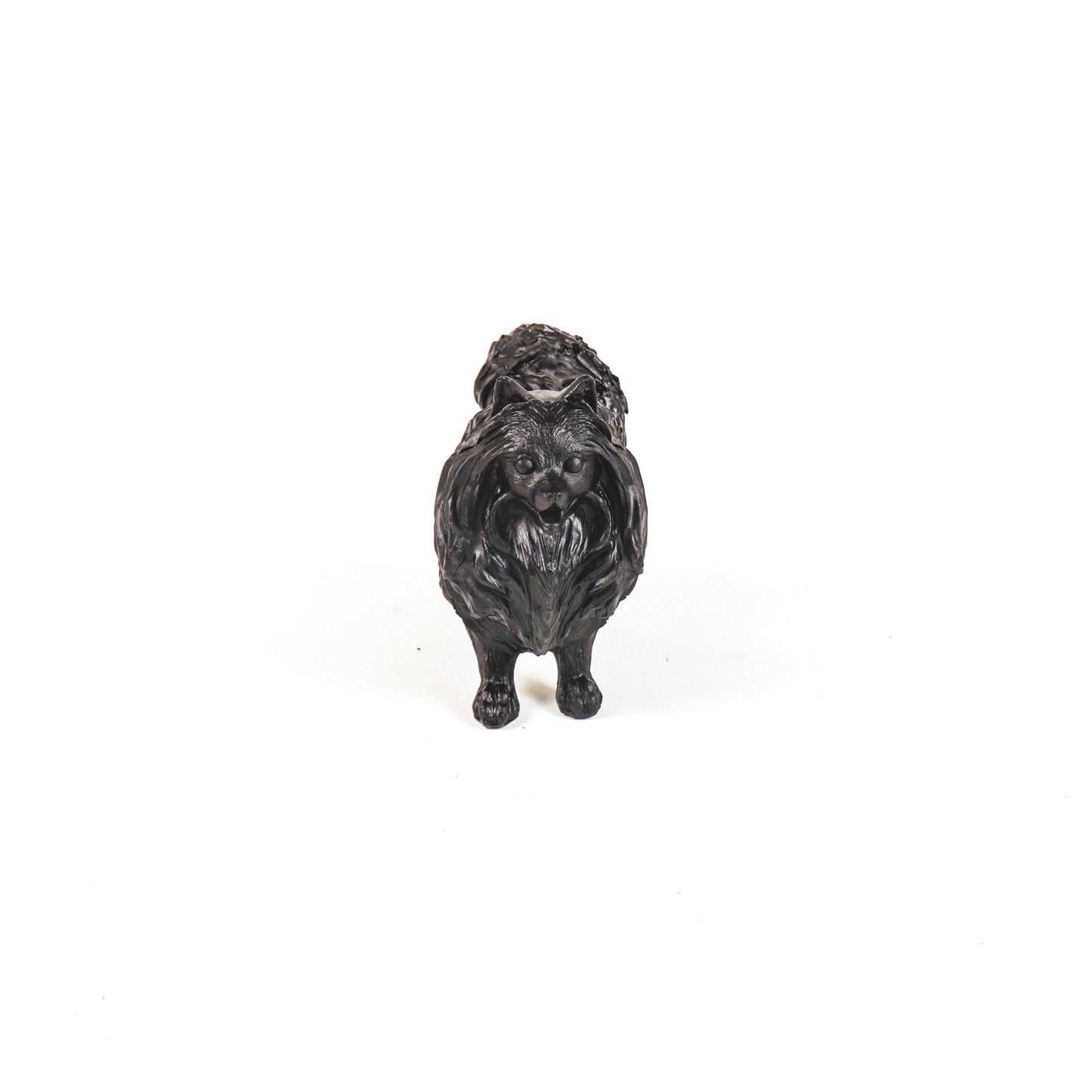 Ornament - Dwergkees - Polyresin - Zwart - 10,5x5x9cm