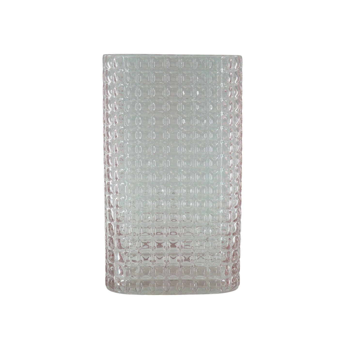 Vaas - Ribble - Glas - Roze - 15x8x25cm