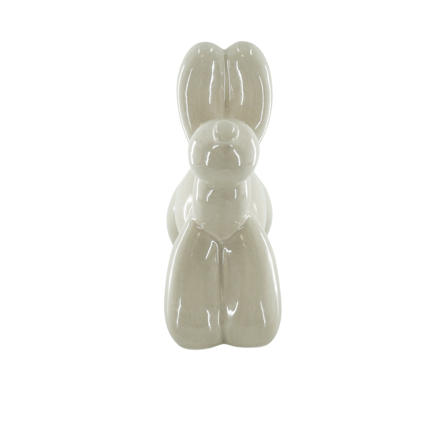 Ornament- Spaarpot Ballonhond- Keramiek- Zand- 17x7x17cm
