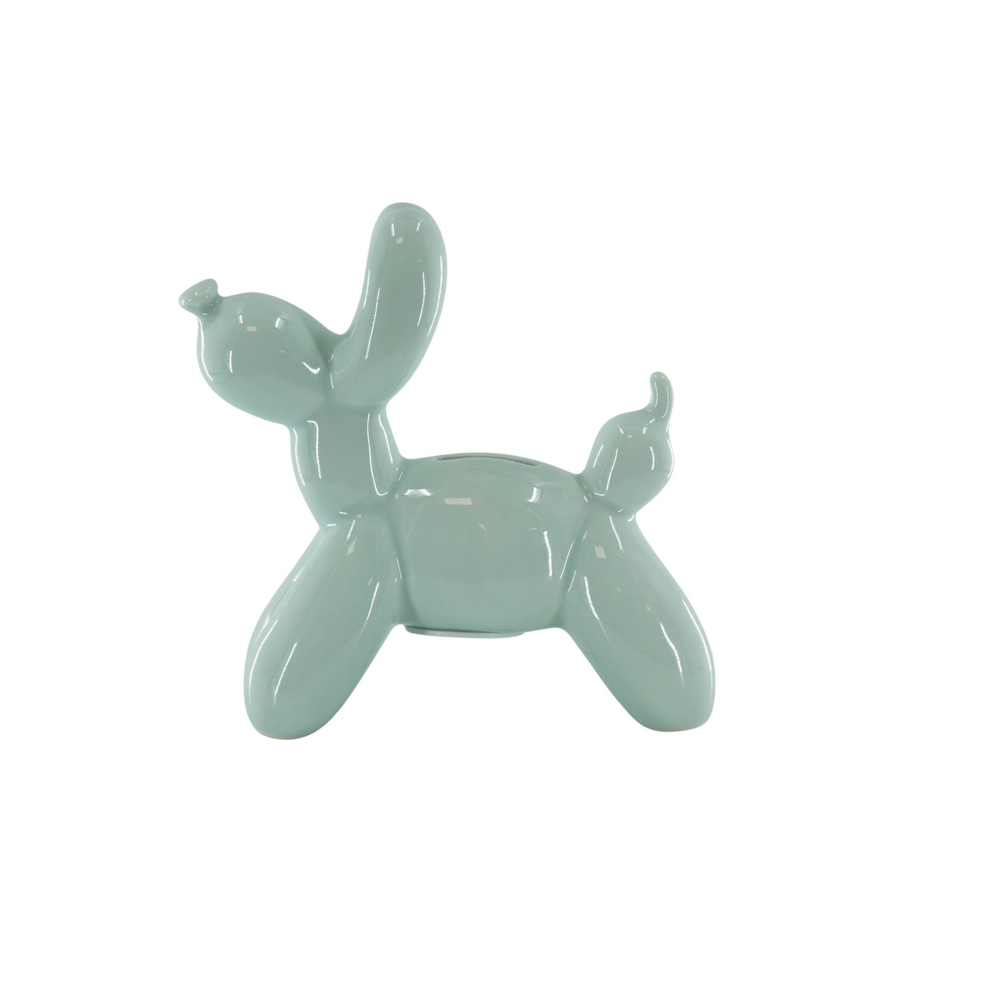 Ornament- Spaarpot Ballonhond- Mintgroen- 17x7x17cm