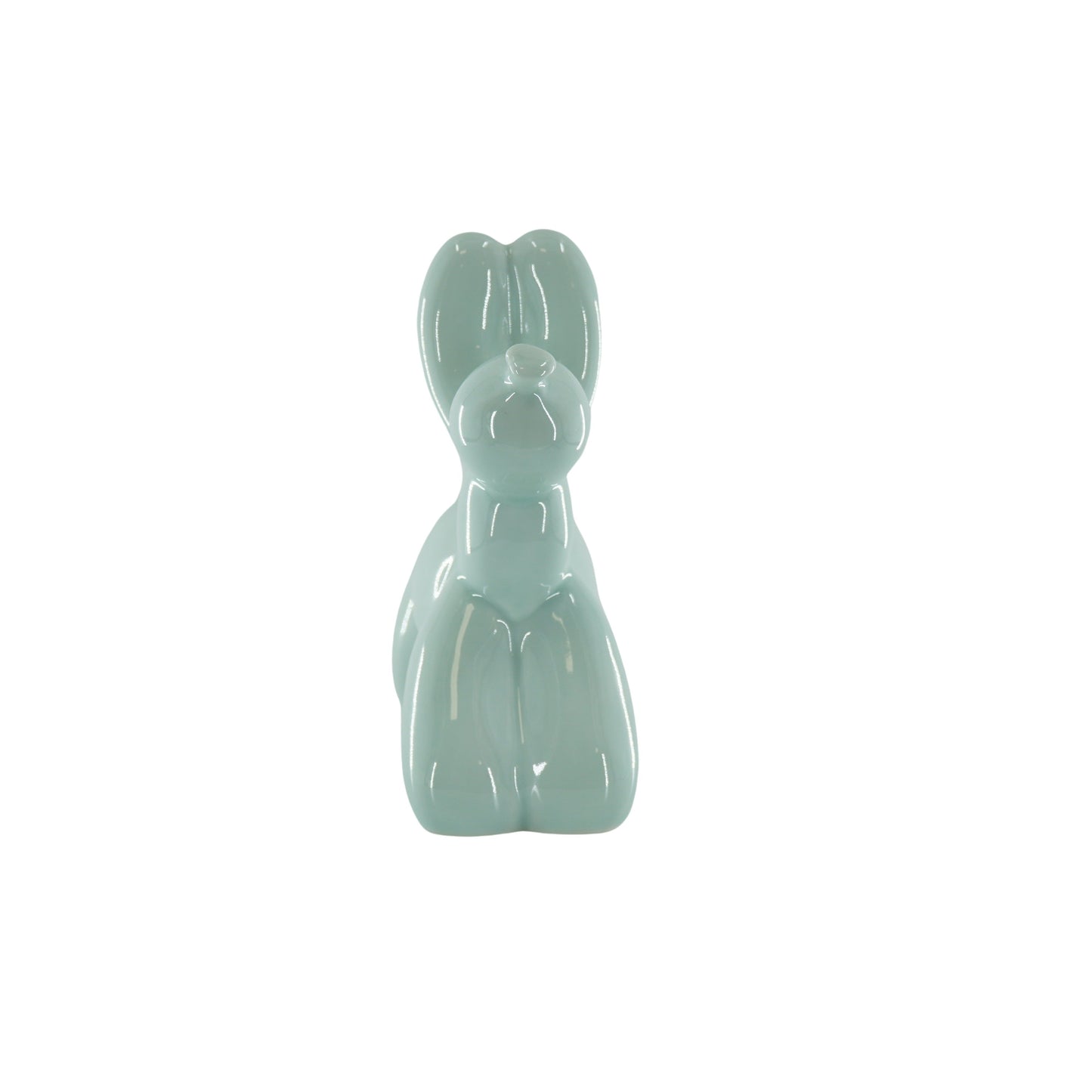 Ornament- Spaarpot Ballonhond- Mintgroen- 17x7x17cm