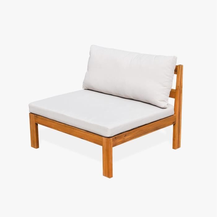 FSC Acacia wooden garden furniture with cushions - MANDI - 5 persons