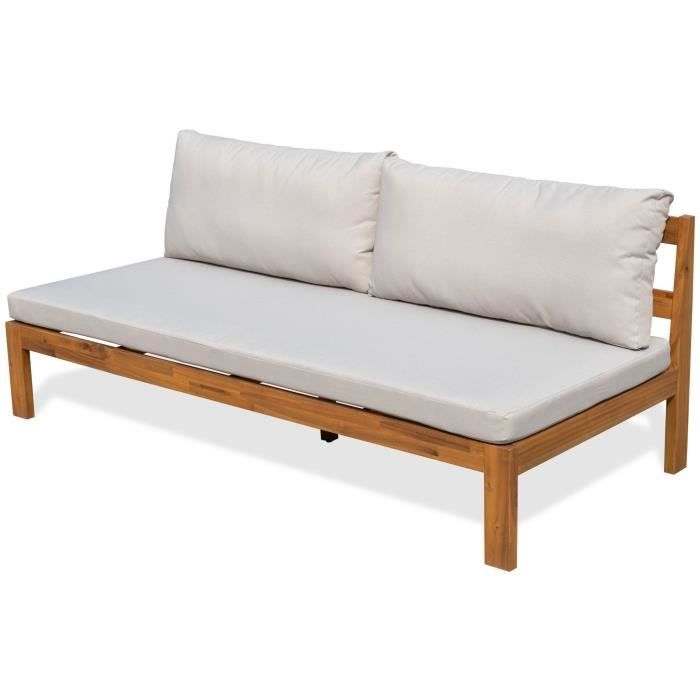 FSC Acacia wooden garden furniture with cushions - MANDI - 5 persons