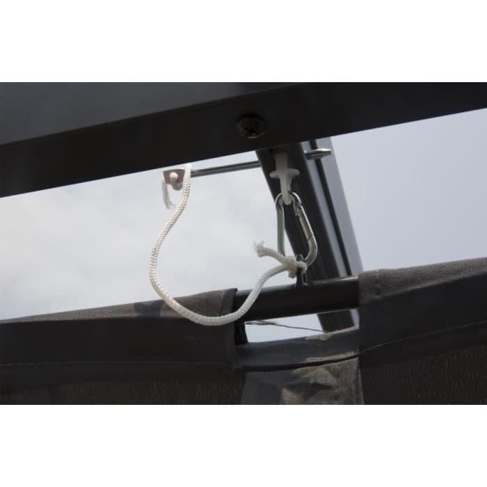 CORDOBA Aluminium Pergola - Grijs - 4 x 3 m