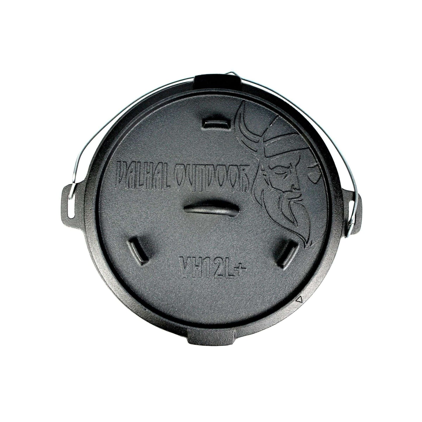Dutch Oven Gietijzer met Pootjes Outdoor 12 Liter