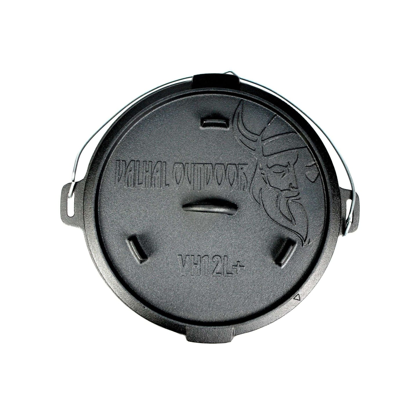 Dutch Oven Gietijzer met Pootjes Outdoor 12 Liter