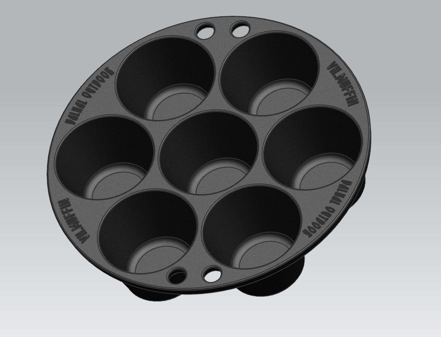 BBQ Accessoire Muffinpan voor 7 stuks