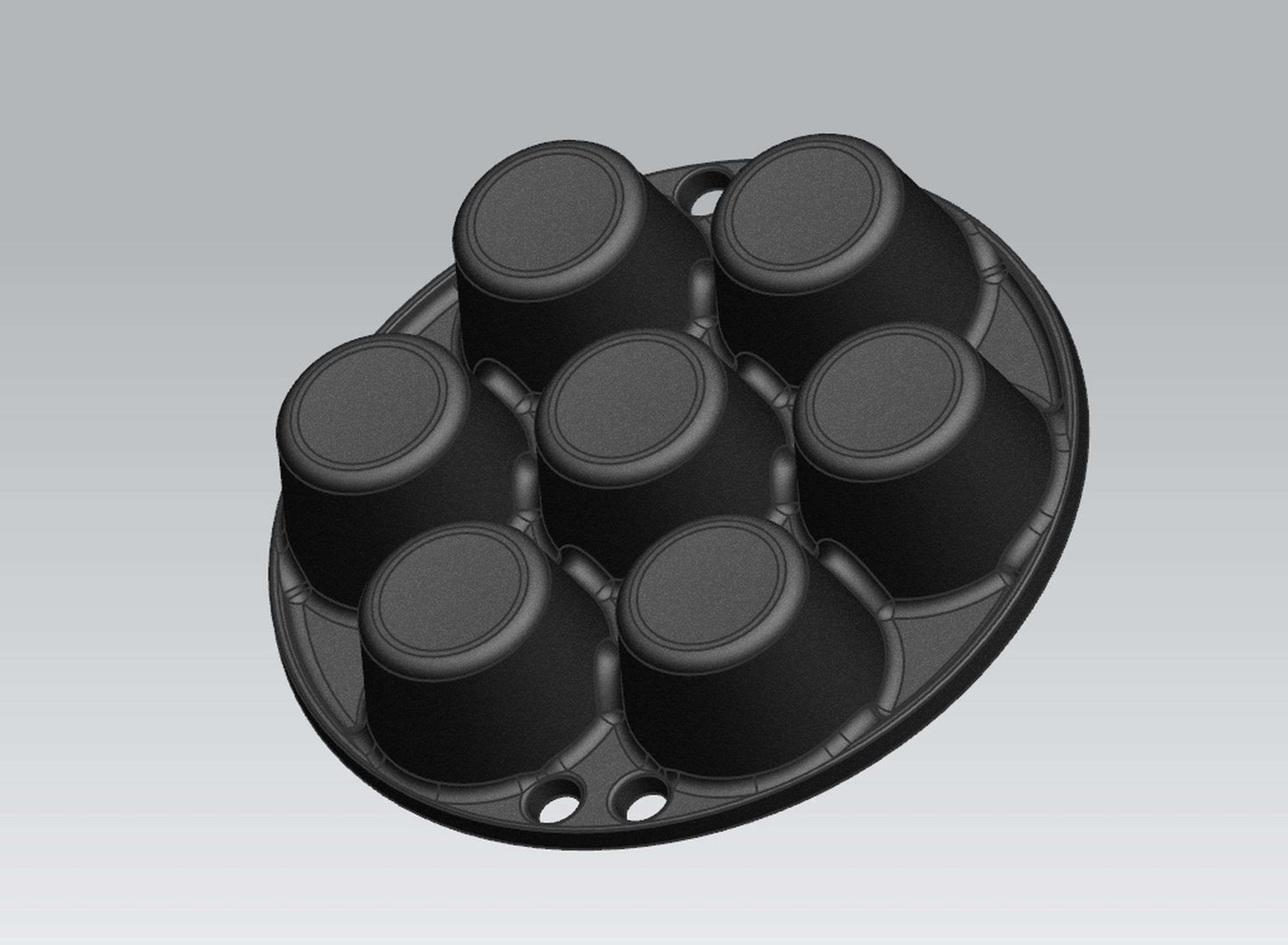 BBQ Accessoire Muffinpan voor 7 stuks