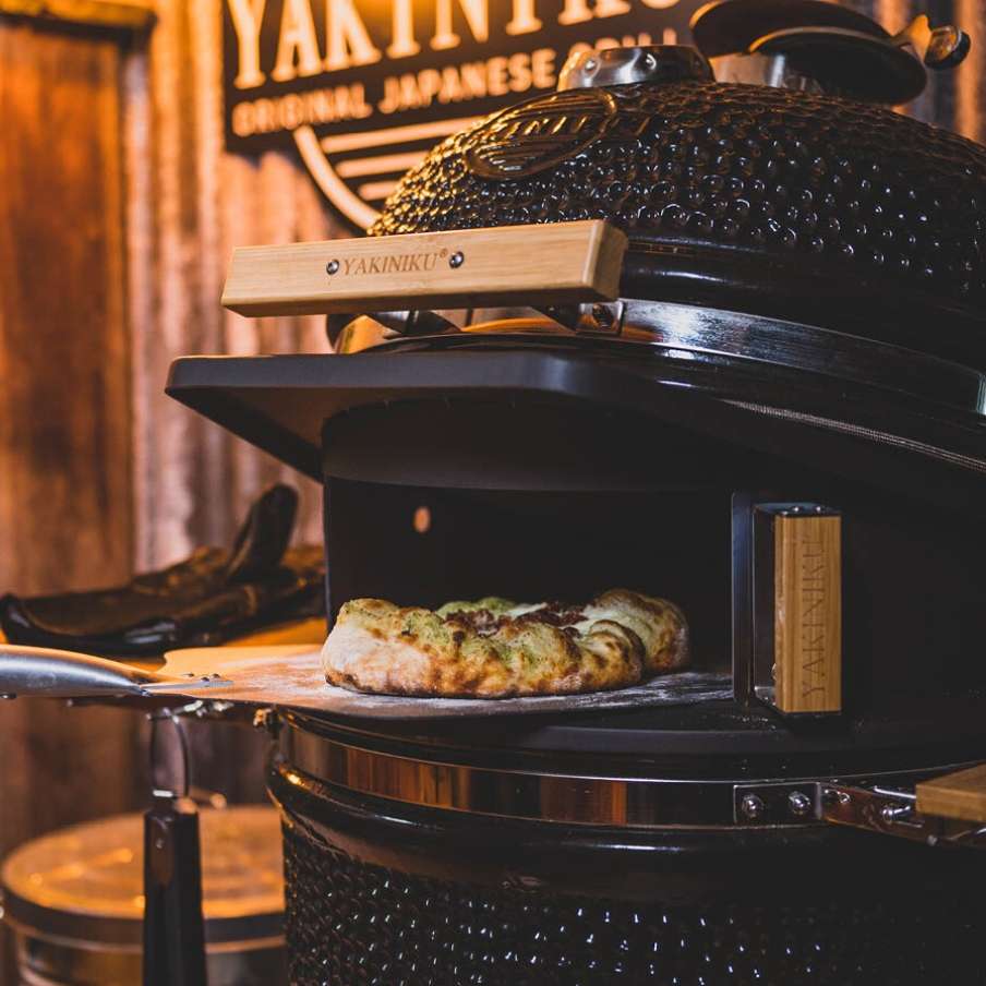 BBQ Accessoire Kamado 19" Grote Pizza Maan