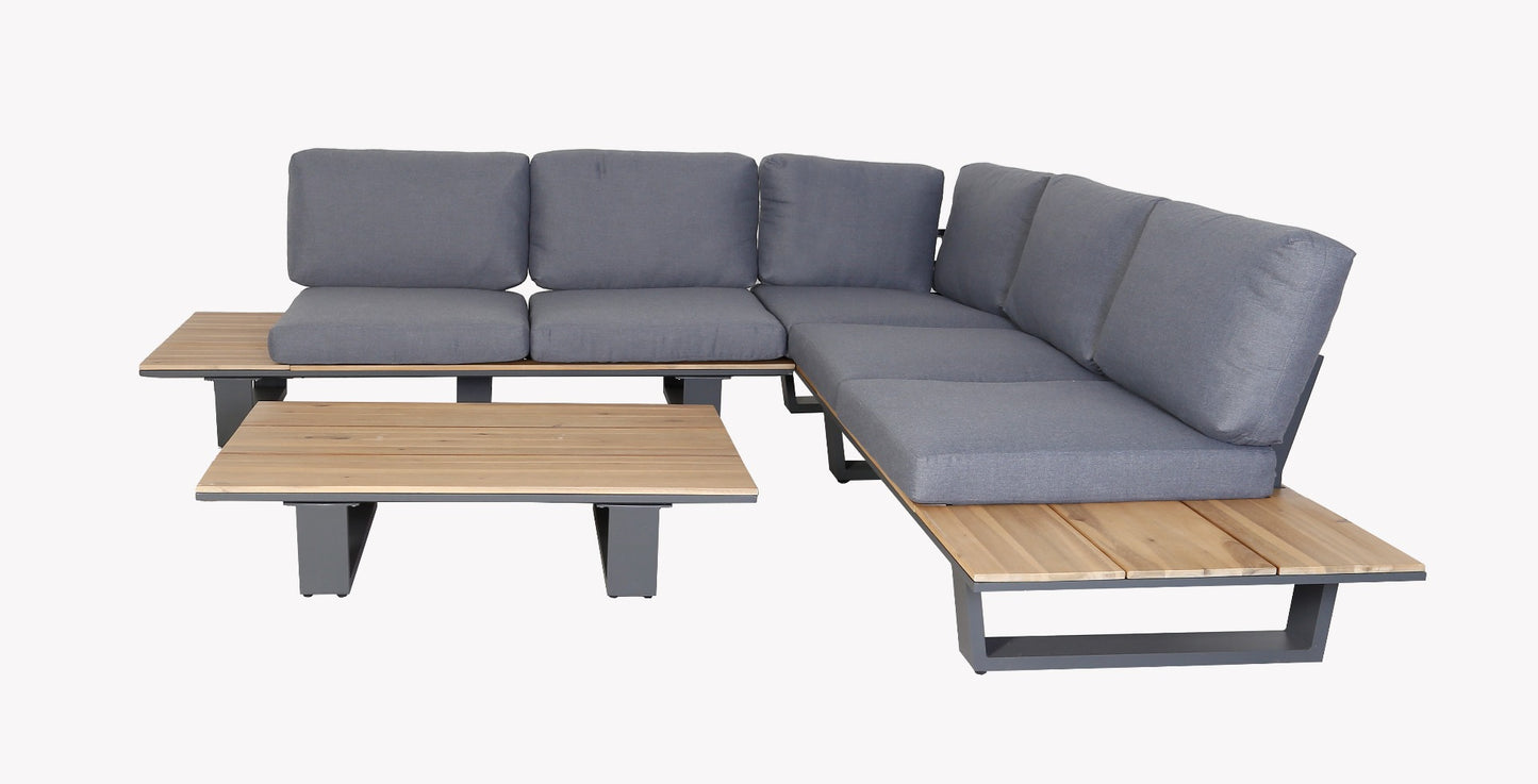 Lota Lounge Hoekset - 3 stuks - Antraciet