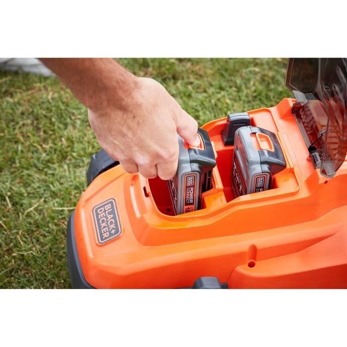 BLACK & DECKER 18V LITHIUM accu grasmaaier 33 cm - 2.5Ah - 2 accu's - 1 oplader - BCMW3318L2-QW