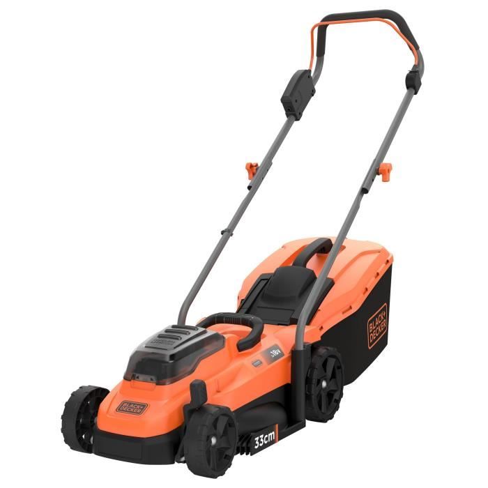 BLACK & DECKER 18V LITHIUM accu grasmaaier 33 cm - 2.5Ah - 2 accu's - 1 oplader - BCMW3318L2-QW