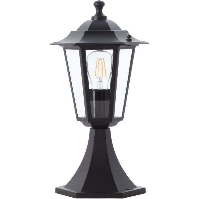 Carleen Outdoor Borne, Zwart, E27 Max 60W