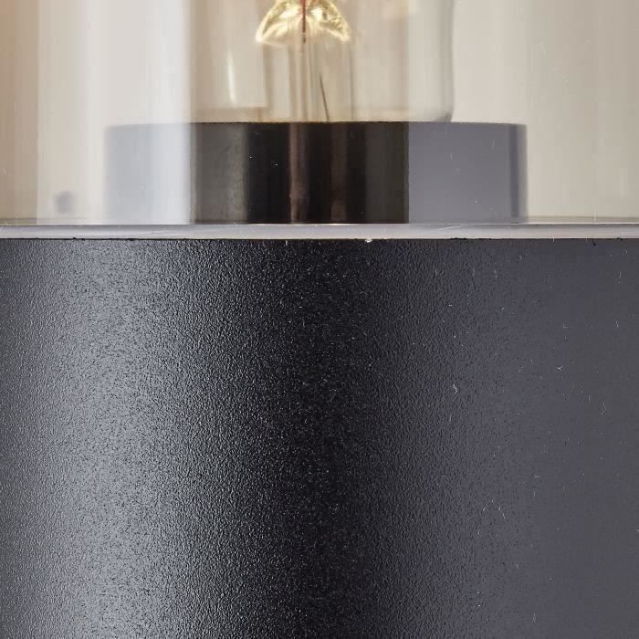 Sergioro Buitenwandlamp 2L, Depoli Zwart, 2x27 20W