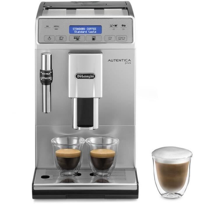 DELONGHI ETAM29.620.SB Espressomachine Autentica Plus met bonenmaler - Zilver
