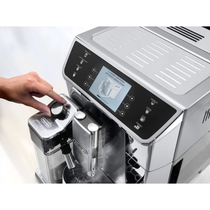 DELONGHI ECAM650.55.MS Espressomachine met geïntegreerde molen PrimaDonna Elite - grijs