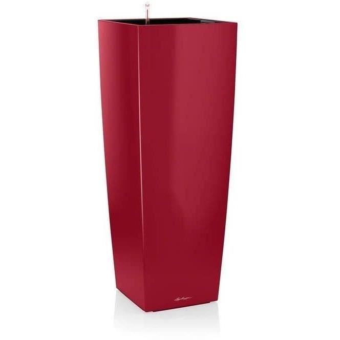 LECHUZA Bloembak Cubico Alto 40 ALL-IN-ONE Glanzend wit 18230 421493