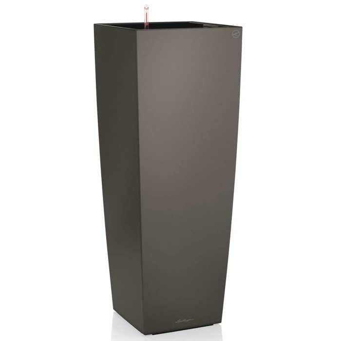 LECHUZA Bloembak Cubico Alto 40 ALL-IN-ONE Houtskool 18233 421494