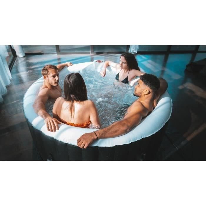 SUNSPA Ronde opblaasbare spa 4 plaatsen