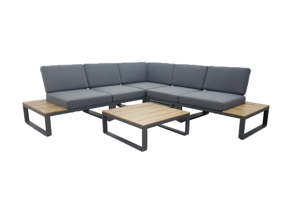 Albufeira Modulaire Lounge Hoek Set - Alu Antraciet