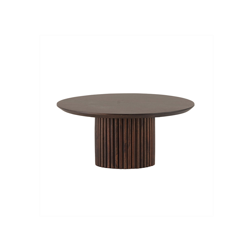 Salontafel Ø90, Mango Donker Walnoot