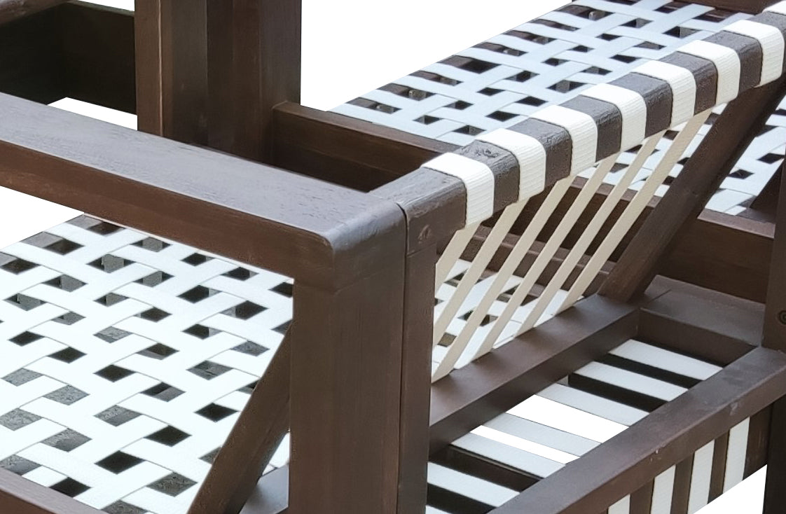 Zambra Loungeset - 4 stuks - Gevlochten Outdoor Off White