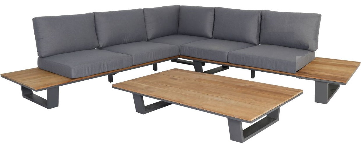 Lota Lounge Hoekset - 3 stuks - Antraciet