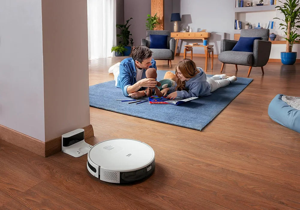 BEKO VRR60314VW - 2-in-1 Connected Robotstofzuiger - Autonomie 150 minuten - 2000 pa - Wit