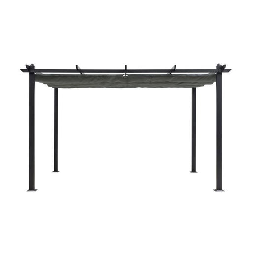 CORDOBA Aluminium Pergola - Grijs - 4 x 3 m