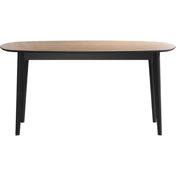 Eettafel - Ronin - Eiken - Ovaal - MDF - Modern - 8 personen - 160 x 77 x 90 cm - Trendteam