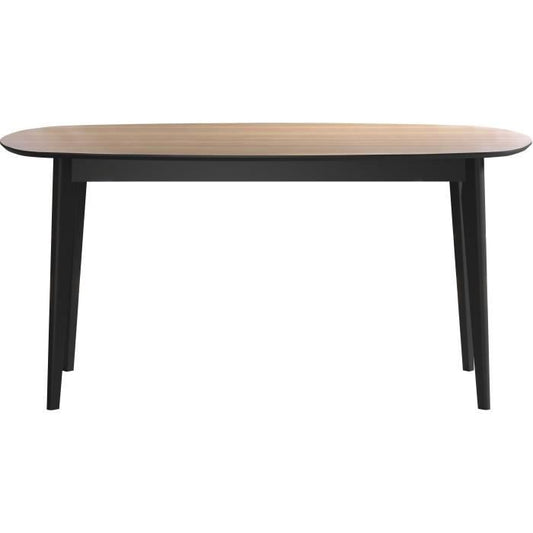 Eettafel - Ronin - Eiken - Ovaal - MDF - Modern - 8 personen - 160 x 77 x 90 cm - Trendteam