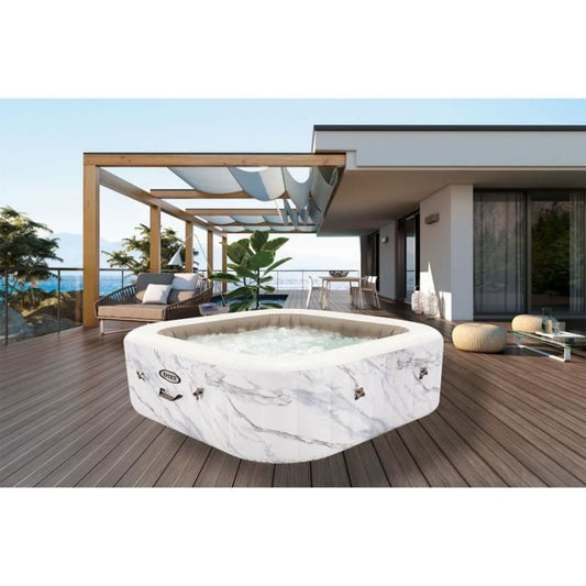 Intex - 28464Ex - Pure opblaasbare spa calacatta 4-persoons