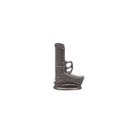 Vaas - Geweer - Keramiek - Zwart - 15x9x23cm