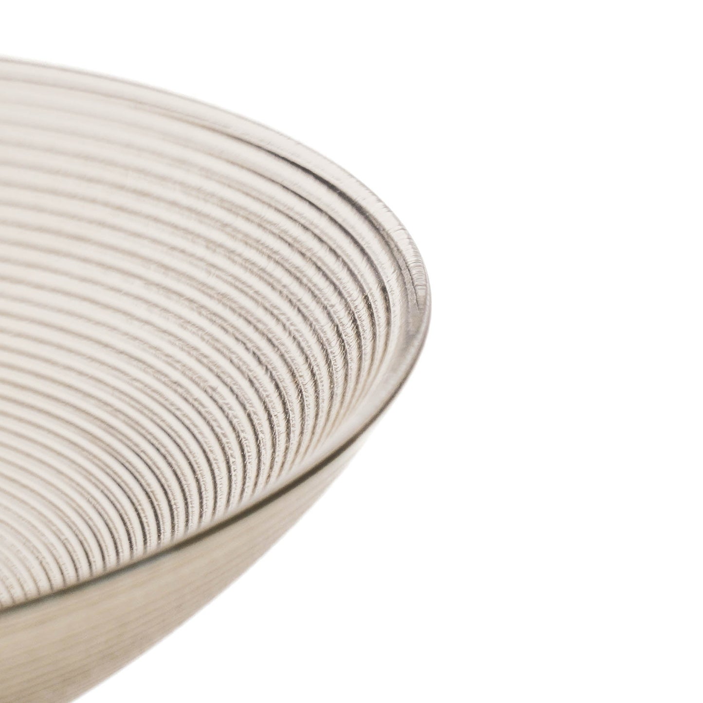Schaal op voet - Glas - Smokey - 24,5x24,5x8,5cm