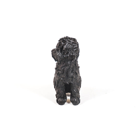 Ornament - Labradoodle Hond - Polyresin - Zwart - 16x23,5cm