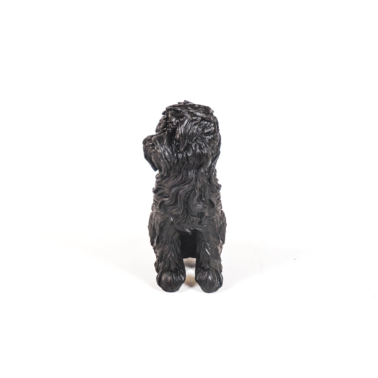 Ornament - Labradoodle Hond - Polyresin - Zwart - 16x23,5cm