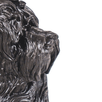 Ornament - Labradoodle Hond - Polyresin - Zwart - 16x23,5cm