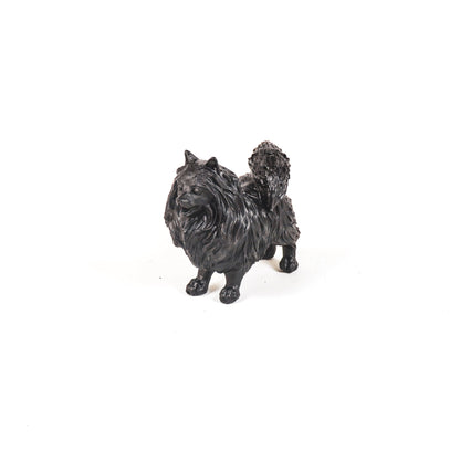 Ornament - Dwergkees - Polyresin - Zwart - 10,5x5x9cm