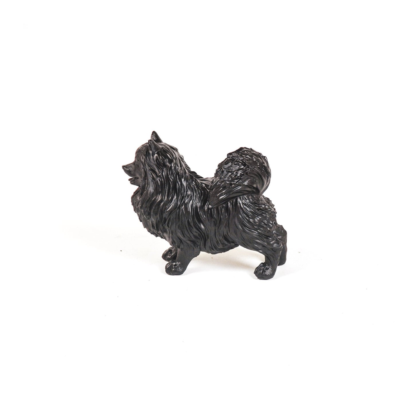 Ornament - Dwergkees - Polyresin - Zwart - 10,5x5x9cm