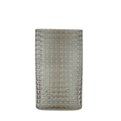 Vaas - Ribble - Glas - Bruin - 15x8x25cm