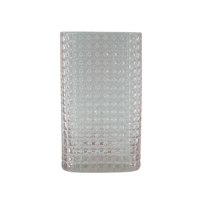 Vaas - Ribble - Glas - Roze - 15x8x25cm