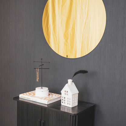 Housevitamin Ronde Spiegel - Gouden Glas - 60x1x60cm