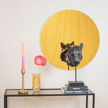 Housevitamin Ronde Spiegel - Gouden Glas - 60x1x60cm