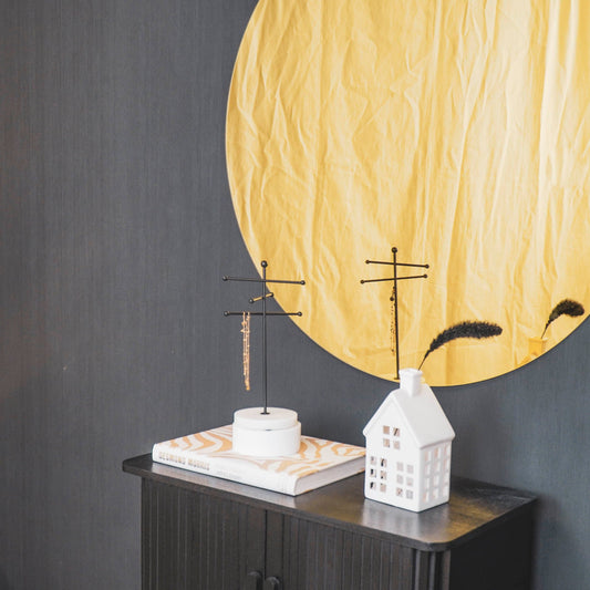 Spiegel - Rond - Gouden Glas - 80x1x80cm
