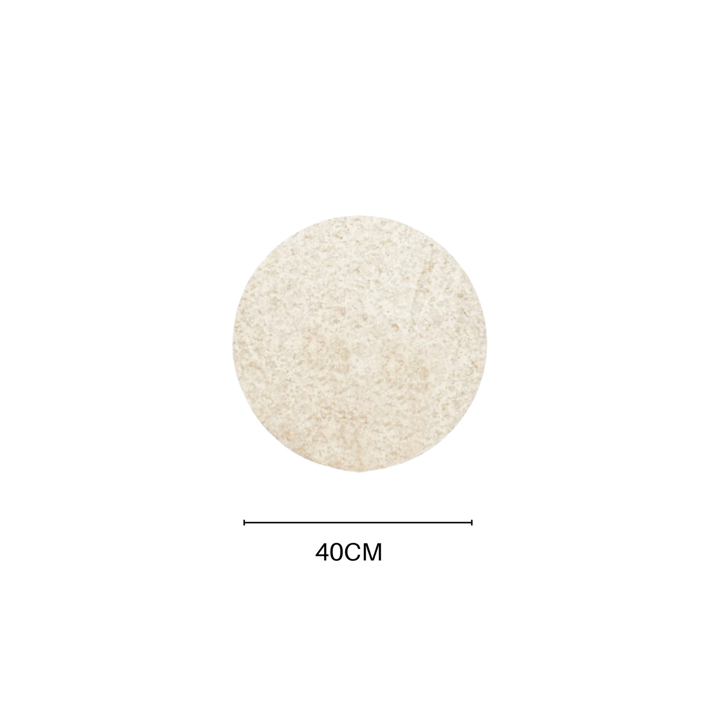 Spiegel - Rond - Rookglas - 40x1x40cm
