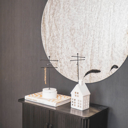 Spiegel - Rond - Rookglas - 80x1x80cm