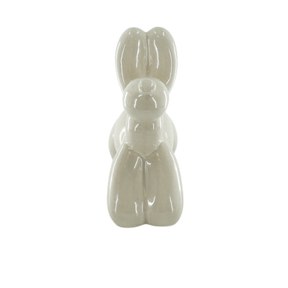 Ornament- Spaarpot Ballonhond- Keramiek- Zand- 17x7x17cm
